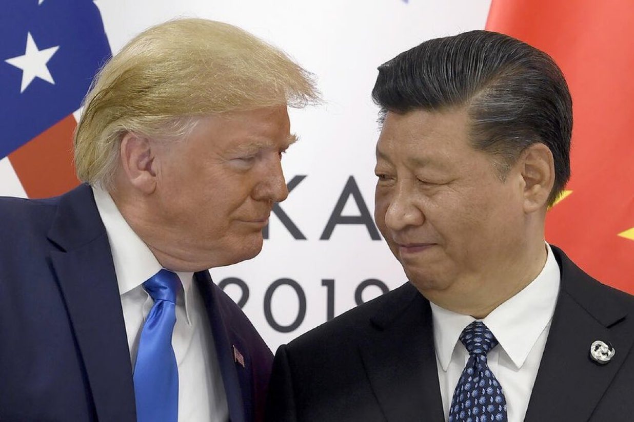 Donald Trump e Xi Jinping: acordo entre EUA e China ameaça exportação brasileira de soja | Foto: Reprodução/Redes sociais