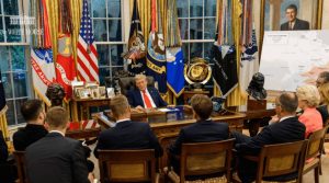 Trump reúne líderes europeus na Casa Branca - 19/08/2025 | Foto: Divulgação/The White House