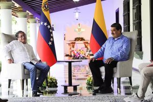 Maduro e Petro aliança Venezuela Colômbia