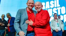 Edinho Silva e o presidente Luiz Inácio Lula da Silva | Foto: Ricardo Stuckert/PR