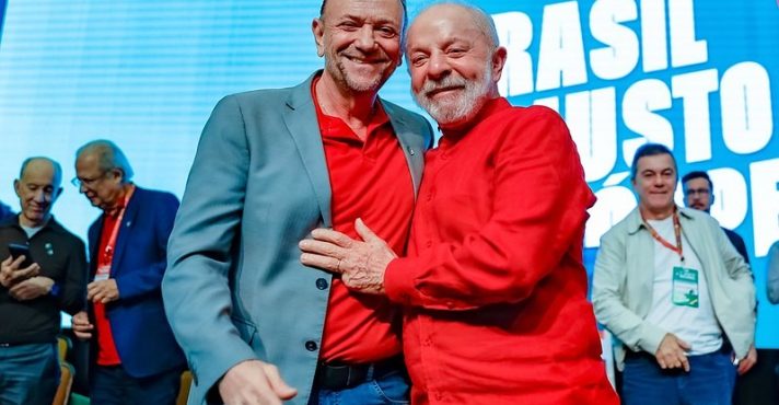 Edinho Silva e o presidente Luiz Inácio Lula da Silva | Foto: Ricardo Stuckert/PR