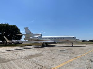 A fabricante do Falcon 7X é a francesa Dassault Aviation | Foto: Reprodução/Arquivo pessoal