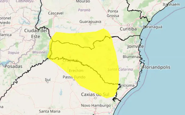 alerta de geada