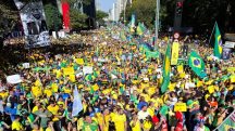 avenida paulista - protesto exalta eduardo bolsonaro