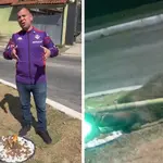 Capivaras são frequentemente encontradas às margens do Rio Paraíba do Sul, que fica próximo ao local | Foto: Reprodução/Redes sociais