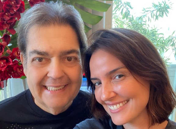 faustão e luciana cardoso - réveillon 2021 - instagram