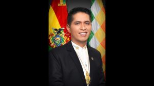 Andrónico Rodríguez tem o apelido de 'herdeiro de Evo Morales' | Foto: Divulgação/Senado da Bolívia