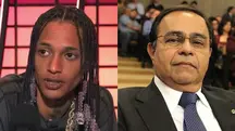 À esquerda, Oruam; à direita, seu advogado, Siro Darlan