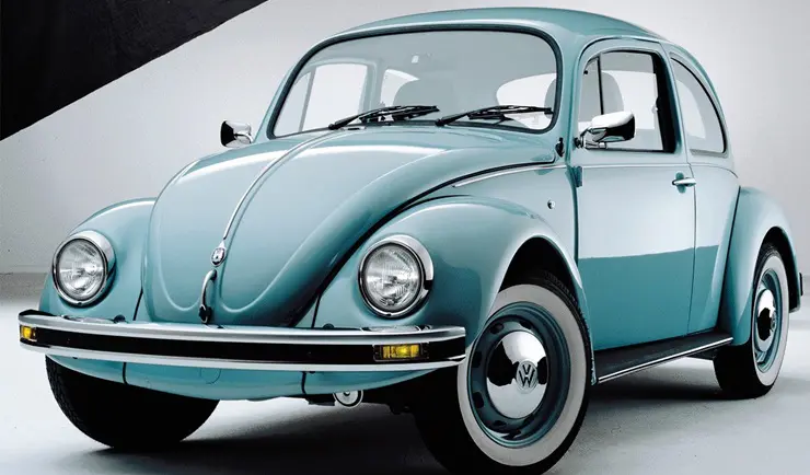 fusca azul
