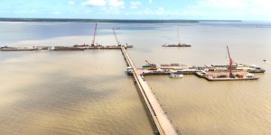 Porto de Outeiro, em Belém, passa por reformas para a COP30 | Foto: Diretoria de Infraestrutura/Secop