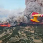 Incêndio no sul da França - 05/08/2025 | Foto: Reprodução/Redes sociais