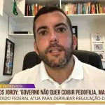 Governo usa combate à pedofilia como pretexto para censura, diz Carlos Jordy