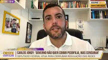 Governo usa combate à pedofilia como pretexto para censura, diz Carlos Jordy