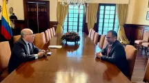 mauro vieira e yvan gil - chanceler da venezuela