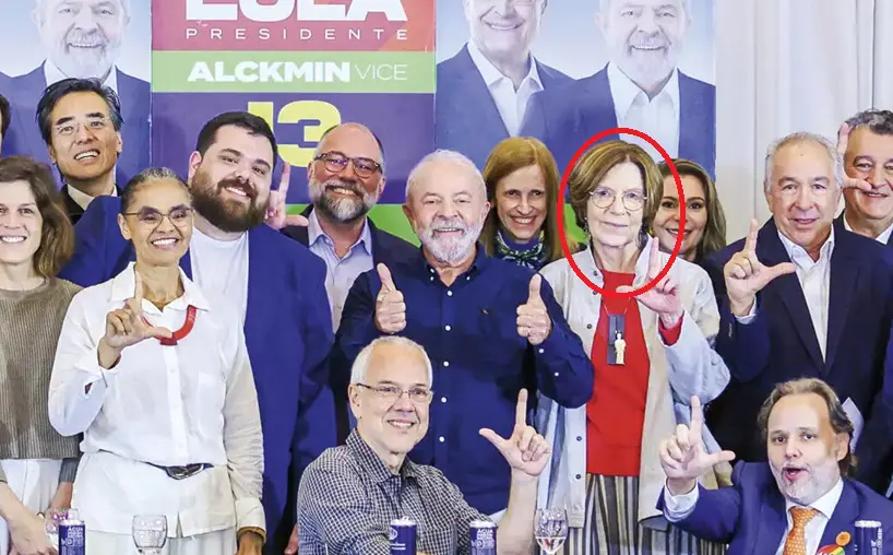 Neca Setubal em evento com Lula | Foto: Reprodução/Redes sociais