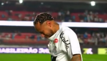 neymar choro santos