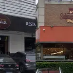 As padarias Iracema Pães & Doces e Salamanca; ambas ficam na região central de São Paulo | Foto: Reprodução/Google Street View