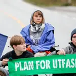 Greta Thunberg durante protesto na Noruega | Foto: Reprodução/Redes sociais