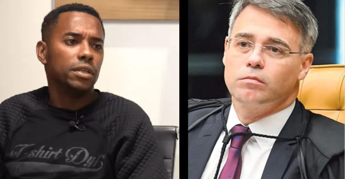 Preso no interior de São Paulo, Robinho deve continuar cumprindo pena, conforme decisão da maioria do STF | Foto: Montagem sobre reprodução/Redes sociais