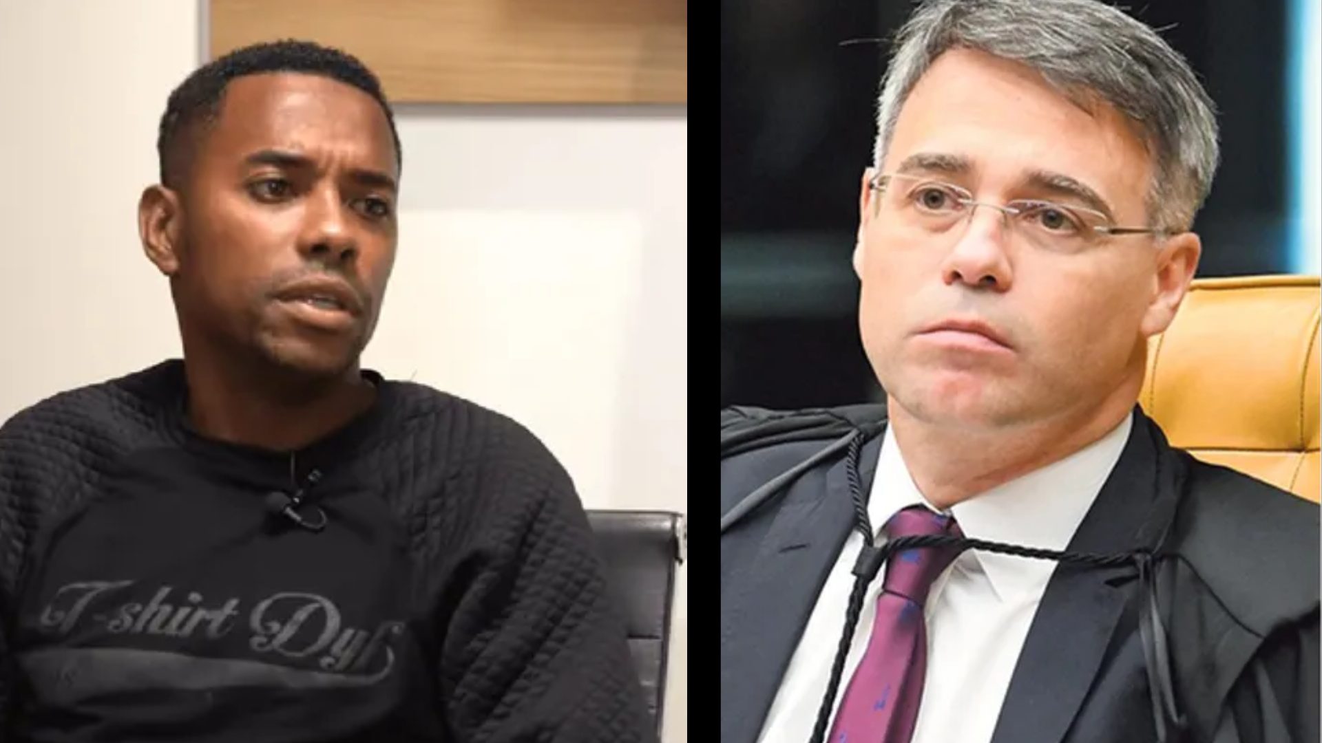 Preso no interior de São Paulo, Robinho deve continuar cumprindo pena, conforme decisão da maioria do STF | Foto: Montagem sobre reprodução/Redes sociais