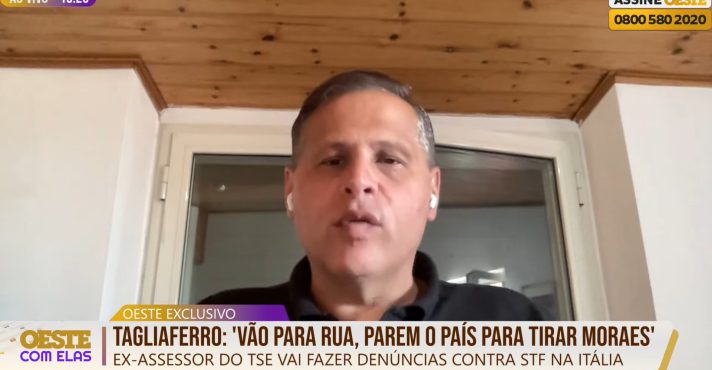 Tagliaferro compara Moraes a Hitler e cobra reação do Senado