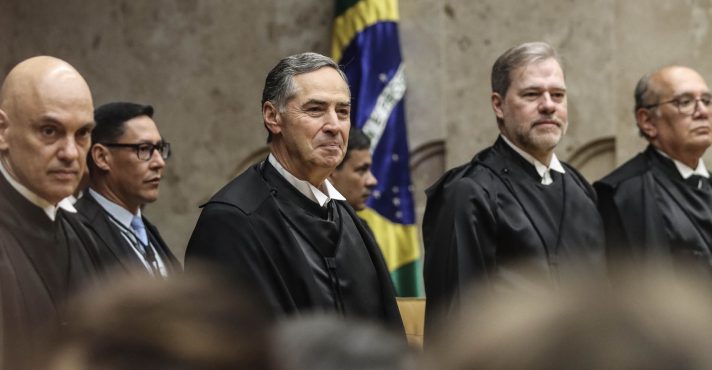 Alexandre de Moraes, Luiz Roberto Barroso, Dias Toffoli e Gilmar Mendes | Foto: Valter Campanato/Agência Brasil