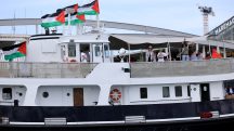 Flotilha com Greta Thunberg a bordo parte da Espanha para Gaza | Foto: REUTERS/Nacho Doce
