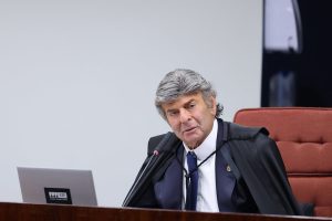 Luiz Fux, no julgamento da AP 2.668 na 1ª Turma do STF | Foto: Victor Piemonte/STF
