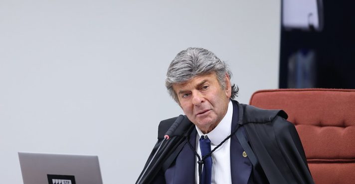 Luiz Fux, no julgamento da AP 2.668 na 1ª Turma do STF | Foto: Victor Piemonte/STF