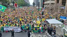 A Avenida Paulista foi o principal ponto de protesto | Foto: Uiliam Grizafis/Revista Oeste