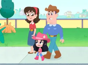 Ana Castela Desenho Família