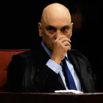 O ministro Alexandre de Moraes, STF, durante a segunda sessão do julgamento do ex-presidente Jair Bolsonaro — 3/9/2025 | Foto: Wilton Junior/Estadão Conteúdo