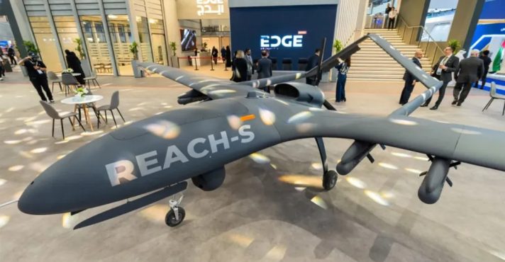 Drone do Grupo Edge vendido ao governo dos EUA: árabes avançam no Brasil | Foto: Divulgação/Edge