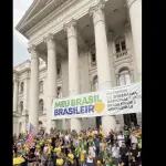 Homenagem a Charlie Kirk realizado em Curitiba