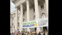 Homenagem a Charlie Kirk realizado em Curitiba