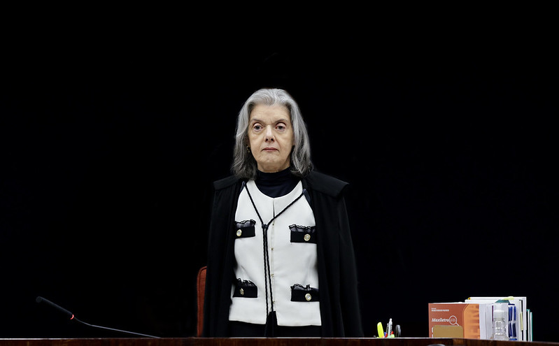 Ministra Cármen Lúcia, durante sessão da 1ª Turma em 10/09/2025; ela vota na tarde desta quinta-feira, 11, na Ação Penal 2.668 | Foto: Rosinei Coutinho/STF
