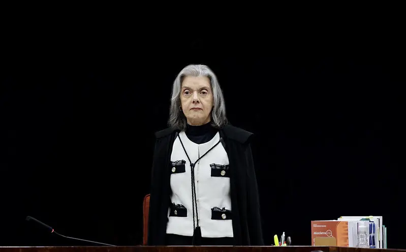 Ministra Cármen Lúcia, durante sessão da 1ª Turma em 10/09/2025; ela vota na tarde desta quinta-feira, 11, na Ação Penal 2.668 | Foto: Rosinei Coutinho/STF