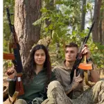 Casal brasileiro que se conheceu na guerra da Ucrânia