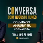 O Conversa com Augusto Nunes é transmitido às terças-feiras, das 20h30 às 21h30 | Foto: Divulgação/Oeste