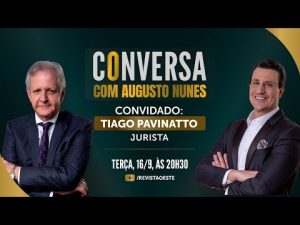O Conversa com Augusto Nunes é transmitido às terças-feiras, das 20h30 às 21h30 | Foto: Divulgação/Oeste