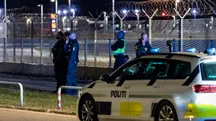 Policiais acompanham investigações sobre a presença de drones no espaço aéreo dinamarquês | Foto: Reprodução/Twitter/X
