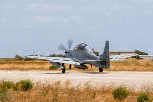 O A-29N Super Tucano: negócio com Portugal pode ampliar oportunidades para a Embraer no mercado europeu | Foto: Divulgação/Embraer