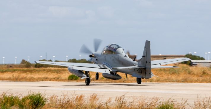 O A-29N Super Tucano: negócio com Portugal pode ampliar oportunidades para a Embraer no mercado europeu | Foto: Divulgação/Embraer