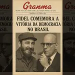 Montagem postada no Twitter/X ironiza Moraes e relembra jornal do Partido Comunista de Cuba | Foto: Reprodução/Twitter/X