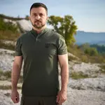 O presidente da Ucrânia, Volodymyr Zelensky: drones como grande arma de defesa aérea | Foto: Reprodução/Twitter/X