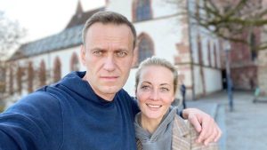 Alexei Navalny e a mulher, Yulia Navalnaya
