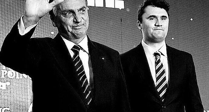 Michelle publica foto de Bolsonaro ao lado de Charlie Kirk