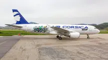 Avião da companhia aérea Air Corsica | Foto: Air Corsica/Divulgação
