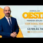 O Jornal da Oeste, Primeira Edição é transmitido de segunda a sexta, a partir das 7h | Foto: Divulgação/Oeste
