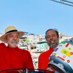Lula e o ministro de Minas e Energia, Alexandre Silveira, em evento em BH: público 'inflado', segundo vídeo de morador | Foto: Ricardo Stuckert/PR